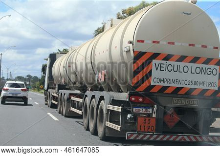 Truck On Highway In Bahia