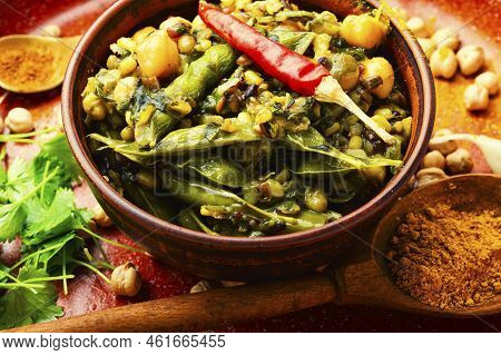 Kitchari, A Spicy Vegetarian Dish
