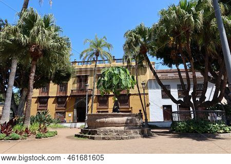 Icod De Los Vinos, Tenerife, Canary Islands, Spain, September 17, 2022: Lorenzo Caceres Old House In