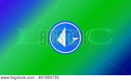 Loopring Virtual Currency Images. 3d Illustrations. Coin Logo