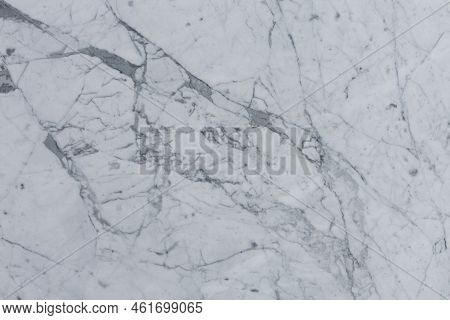 Bianco Gioia Natural Stylish Marble Stone Slab Texture. Soft Light Grey Matt Italian Stone Pattern, 