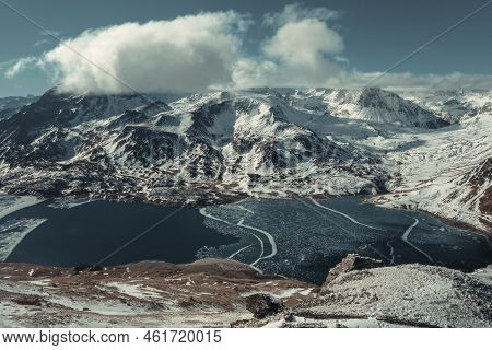 Mont-cenis Lake In The Vanoise Park, France