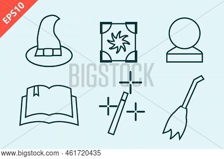 Hogwarts Design Vector Flat Modern Illustration Template