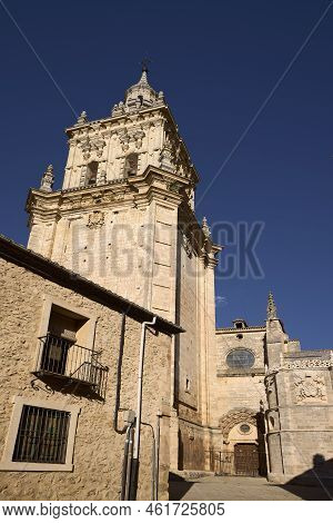 El Burgo De Osma (spain), September 5, 2022. Cathedral. It Is A Town In The Province Of Soria (casti