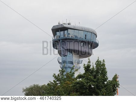 Control Tower At Stefanik Airport In Bratislava