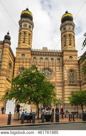Budapest, Hungary - 13 October, 2019: The Dohany Street Synagogue, Also Known As The Great Synagogue