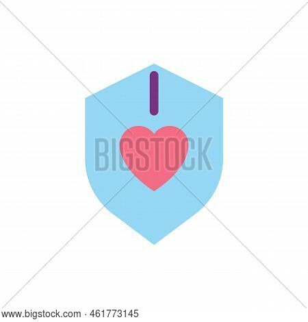Immune System Flat Color Ui Icon. Organism Protection. Healthcare. Medicaid. Medical Insurance. Simp