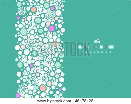 Bunte Blasen vertikale seamless Pattern Hintergrund