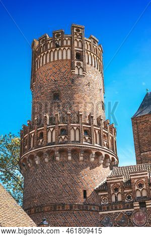 The Neustädter Tor, A Medieval Gate With Tower In The City Wall Of Tangermünde, Saxony-anhalt