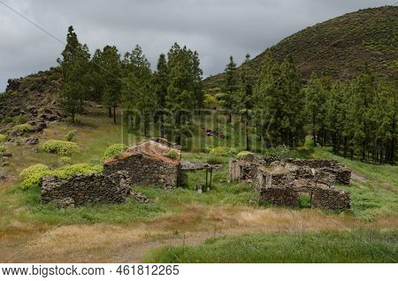 The Inagua Houses. La Aldea De San Nicolas. Gran Canaria. Canary Islands. Spain.