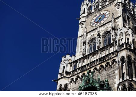 New Town Hall (neues Rathaus) In Munich, Germany