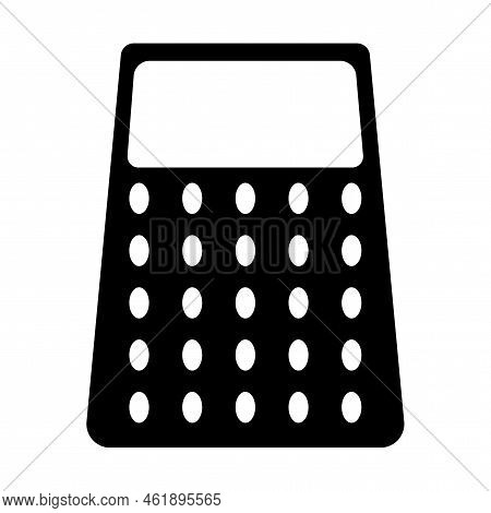 Cartoon Grater Kitchen Icon. Cooking Background. Vector Illustration. Stock Image.