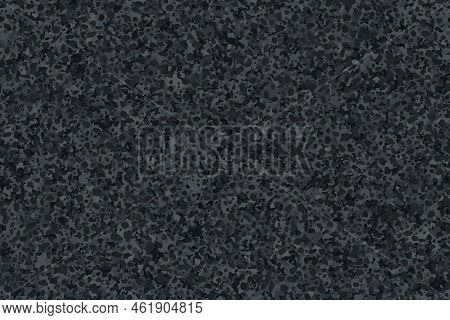 Dark Grey Textured Asphalt Seamless Pattern Top View