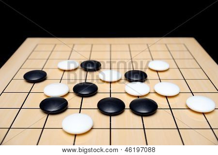 Stones On Go Board