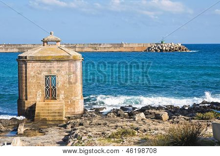 Panoramic view of Santa Maria di Leuca. Puglia. Italy.
