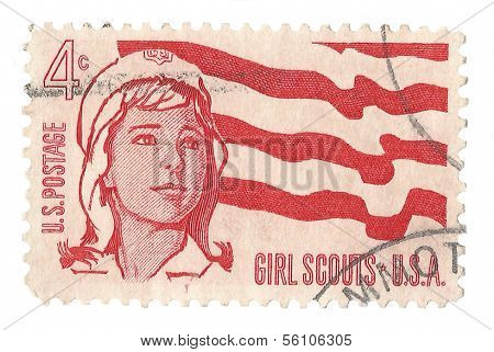 United States Stamp Girls Scout