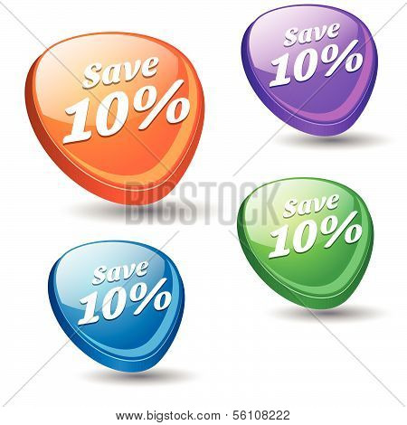 10 Bunte Vector Icon speichern