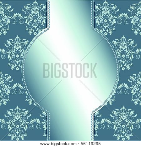 Ornate floral seamless texture, endless pattern with flowers.