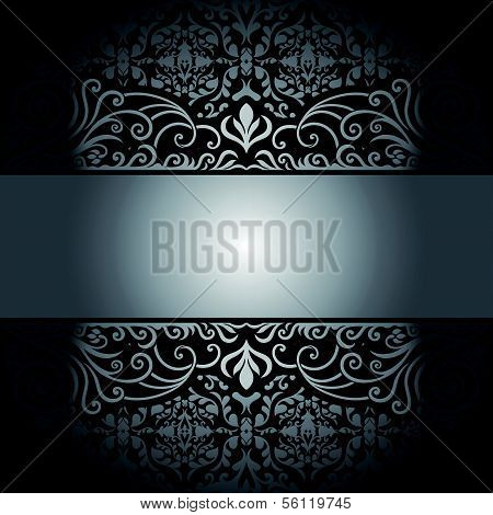 Ornate floral seamless texture, endless pattern with flowers.