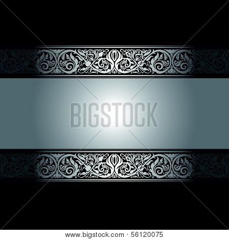 flower design on grunge background