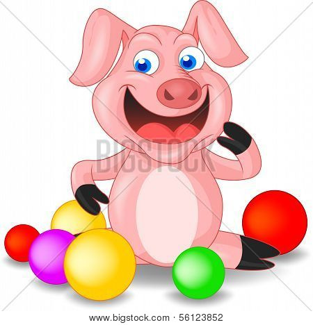 Cute Piglet Cartoon