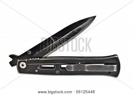 Folding Knife In High-tech Style.