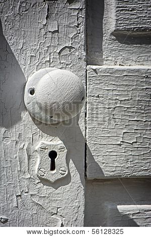 Antique White Doorknob