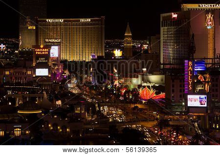 Las Vegas famous gambling strip