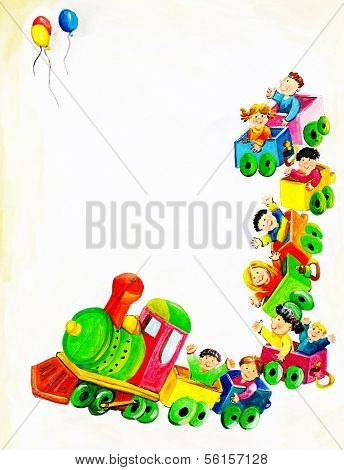 Children On Train