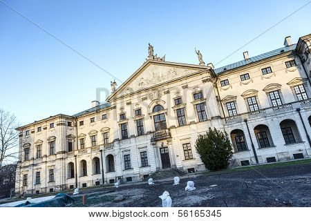 Facade Of Krasinski Palace From The Garden Side