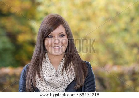 Beautiful Woman With A Wonderful Smile