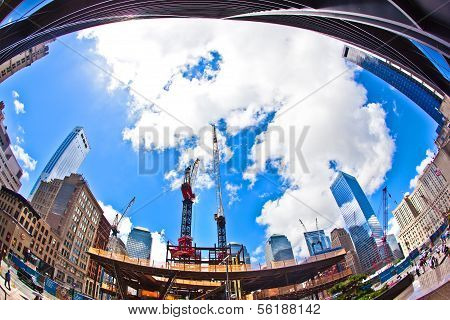 Construction Site At Ground Zero In New York