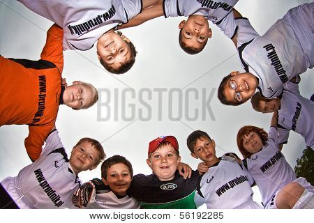 Children Playing Football