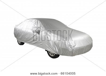 car with cover sheet