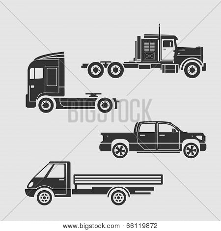 Set of trucks