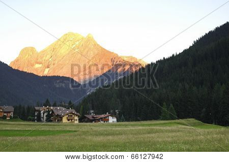 Dolomites Near Canazei