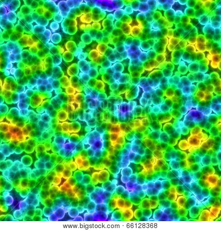 Bacteria cells close up medical background