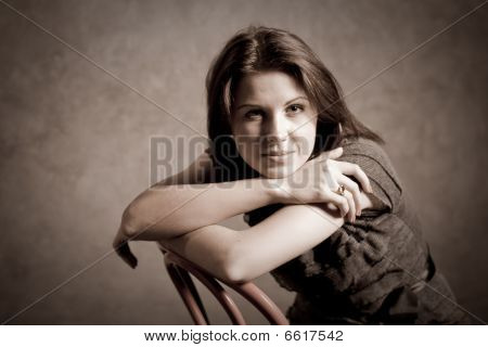 Portrait of the young girl