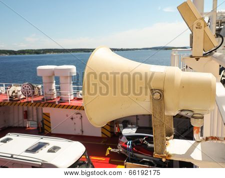 Speaker On Ferry