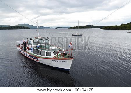 Boat cruise on Loch Lomond, Scotland, United Kingdom