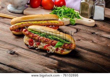 Variation On The Red Hot Dogs