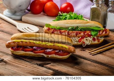 Variation On The Red Hot Dogs