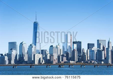 New York City Skyline From The Liberty State Park