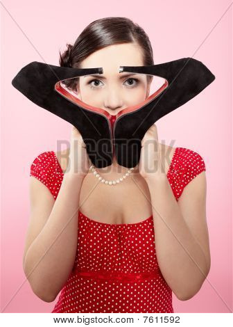 Ragazza retrò