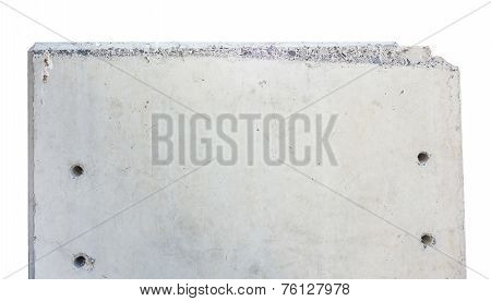 Concrete Block ,isolated On White Background