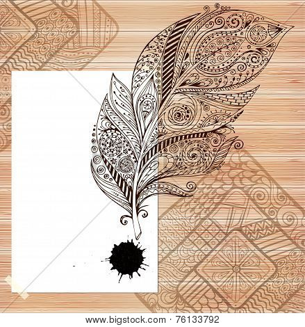Stylish presentation of business poster, flyer, cover, invitation, design layout template. Folder de