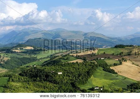 Summer Landscape In Marches (italy)