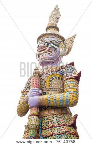 Pink Giant In The Temple