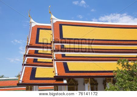Roof Of Temple Of The Emerald Buddha