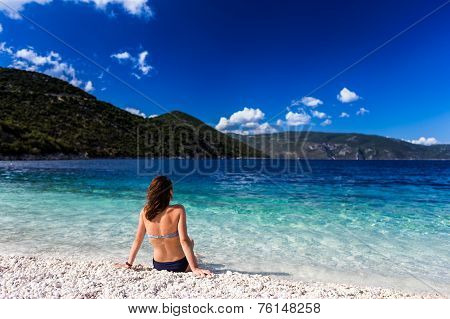 Girl on a beach